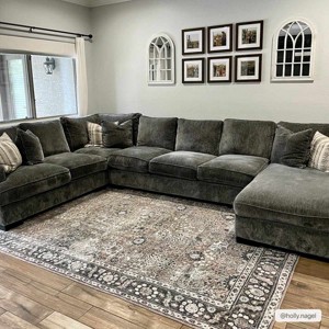 Hauteloom Ganyangan Red Washable Rug - 1 of 4