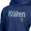 NHL Seattle Kraken Women's Dark Fleece Hooded Sweatshirt - 3 of 3