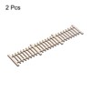 Unique Bargains Wood Miniature Decorative DIY Picket Fence 4.53 Inch Wood 2 Pcs - 3 of 4