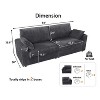 Vipbear Beige Extra Large Modular Sectional Sofa,Comfy Corduroy Modern Oversized 4-Seat Sectional Couch with Deep Seat,Tool-Free Assembly - 2 of 4