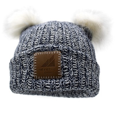 gray toddler winter hat