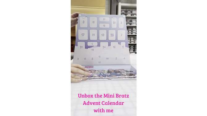 MGA&#39;s Miniverse - Bratz Flashback Collectible Minis Advent Calendar Series 1, 2 of 7, play video