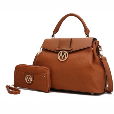 MKF Collection Aurora Women's Satchel bag with Wallet by Mia k