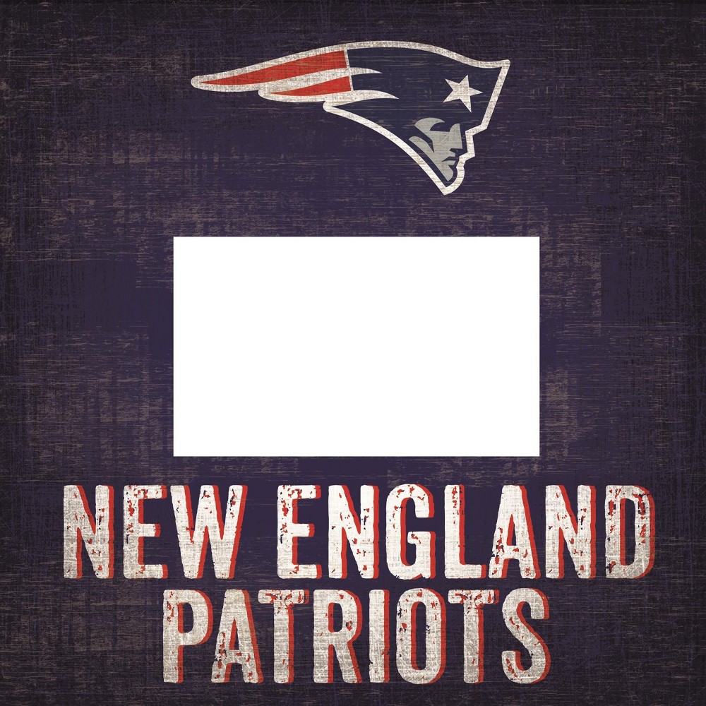 Photos - Photo Frame / Album NFL New England Patriots Fan Creations 4" x 4" Picture Frame Sign