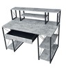 NicBex 47 Inch Computer Home Office Desk with 1 Drawer,2 Top Shelves and 4 Bottom Shelves - 4 of 4
