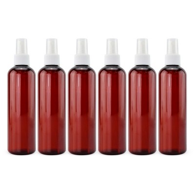 Cornucopia Brands 8oz PLASTIC Spray Bottles w/ White Fine Mist Atomizers; for Cleaning, Aromatherapy, Beauty