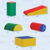 Cesicia 5 Piece Climb and Crawl Activity Play Set, Baby Soft Play Set, Foam Climbing Blocks for Toddlers, Kids Indoor Play Equipment - 2 of 4