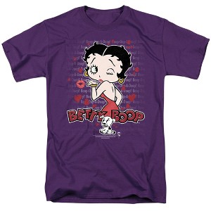 Men's Betty Boop Classic Kiss T-Shirt - 1 of 4