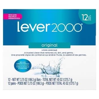 Lever 2000 Original Scent Bar Soap - Scented - 3.75oz/12pk