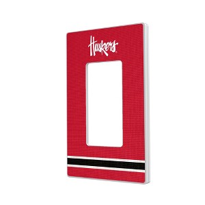 NCAA Big Ten Universities Stripe Hidden-Screw Light Switch Plate for Single Rocker - 1 of 4