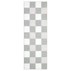 Washable Non Slip Modern Geometric Area Rugs, Indoor Contemporary Floor Carpet for Home Office - 1 of 4