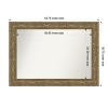 Amanti Art Luxe Non-Beveled Framed Bathroom Vanity Wall Mirror - 3 of 4