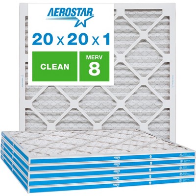 Aerostar AC Furnace Air Filter - Dust - MERV 8 - Box of 6