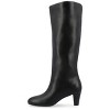 Journee Collection Womens Jovey Pull On Almond Toe Boots - 2 of 4