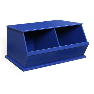 Badger Basket Two Bin Stackable Storage Cubby