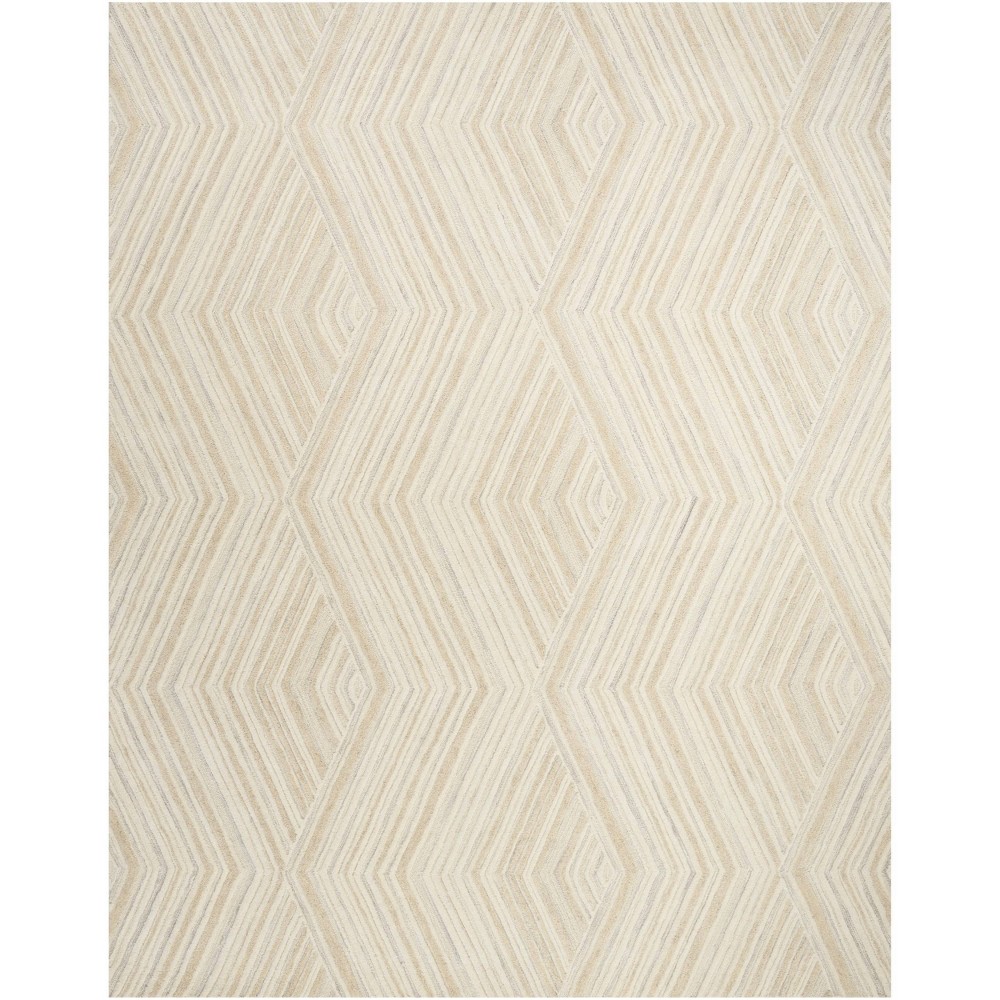 Photos - Doormat Nourison 8'6"x11'6" Graceful Geometric Hand Tufted Indoor Wool Area Rug Iv 