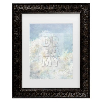 Trademark Fine Art Lisa Audit Heavenly Blue 07 Matted Framed Art Frame