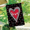 Briarwood Lane Valentine's House Flag 40x28 For Outdoor Plaid Heart House Flag Flag For Valentine's House Flag - 4 of 4