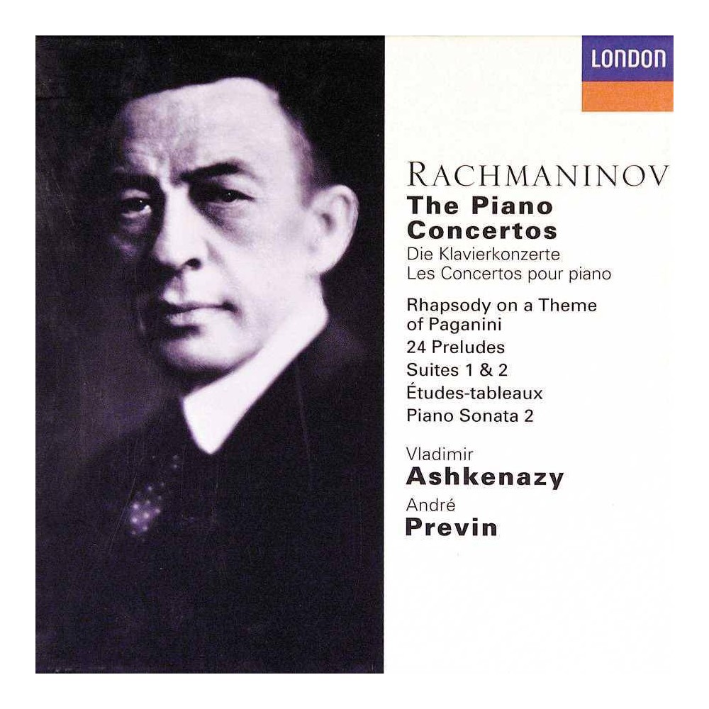 UPC 028945523422 product image for Ashkenazy - Rach: Pno Ctos/Stes (CD) | upcitemdb.com