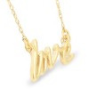 Pompeii3 14K Yellow Gold Love Script Pendant Necklace with 18" 14K Yellow Gold Chain - 2 of 4