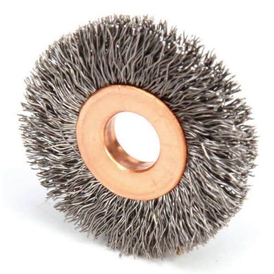 Weiler  Crimped Wire Wheel Brush,Arbor,1-1/2 In. 96306