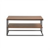 Monarch Coffee Table Dark Brown/Black - 510 Design - 2 of 4