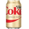 Diet Coke Caffeine Free Soda  - 12 Fl Oz Cola (Pack of 24) - 3 of 3