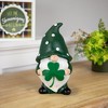 Northlight Shamrock Gnome St. Patrick's Day Outdoor Garden Statue - 7.75" - 2 of 4