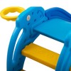 3 In 1 Kids Climbing Frame And Slide Toddler Play Set With Basketball Hoop And Ball Indoor Outdoor Freestanding Slide For Preschool Boys And Girls - 4 of 4