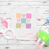 The Juniper Shop Checkered Bunny Outline Coquette Youth Short Sleeve Tee - 3 of 4