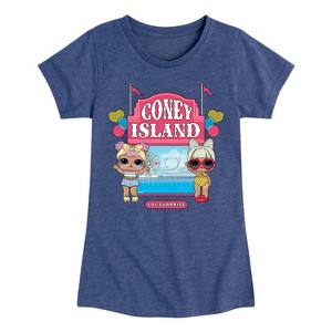 Girls' - Lol Surprise! - Coney Island Fitted Short Sleeve Graphic T-Shirt - 1 of 4