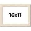 PosterPalooza | 16x11 Wide Barnwood Picture Frame, UV Acrylic, 6 Finishes - Grey, Brown, White, and Black - 2 of 4