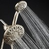 7" 48 Setting High Pressure Luxury Three-Way Rainfall/Handheld Shower Head Combo - AquaDance - image 3 of 4