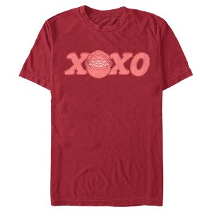 Men's Star Wars The Mandalorian Valentine's Day The Child XOXO Bassinet T-Shirt - 1 of 4