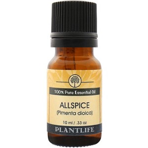 Plantlife Allspice Essential Oil – 100% Pure & Therapeutic Grade – Natural, Undiluted & Steam-Distilled – No Additives or Fillers – 10ml Aromatherapy - 1 of 2