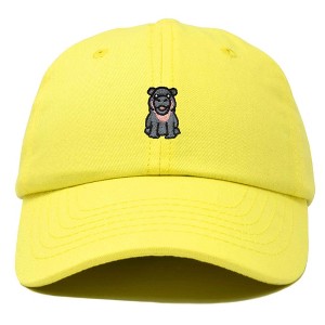 Dalix Hippo Embroidered Cotton Dad Hat Cute Animal Design Adjustable Baseball Cap for Everyday Wear Womens - 1 of 4