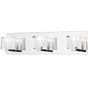 ET2 Lighting Blocs 3 - Light Vanity in  Polished Chrome - 1 of 3