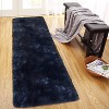 Runner Rug,Non-Slip Stain Resistant Fluffy Nursery Rug,Ultra Soft Shag Throw Carpet Solid Color Indoor Floor Carpet for Bedroom - 2 of 4