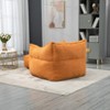 LOVMOR Bean Bag Chair with Memory Foam Fill & Footstool, Modern Durable Comfort Lazy Sofa, Sitting Chair for Living Room, Bedroom, Indoor Furniture - 4 of 4