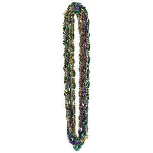 mardi gras twist necklace