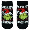 Dr. Seuss Women's How The Grinch Stole Christmas 3 Pair No-Show Socks in Collectible Book Box (OSFM) Multicolored - 3 of 4