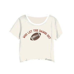 Women's WO'S WHO LET THE DAWGS OUT TEE - PRINCE PETER - 1 of 2