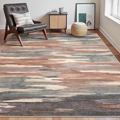 Abynow Medallion Faded Persian Indoor Area Rug