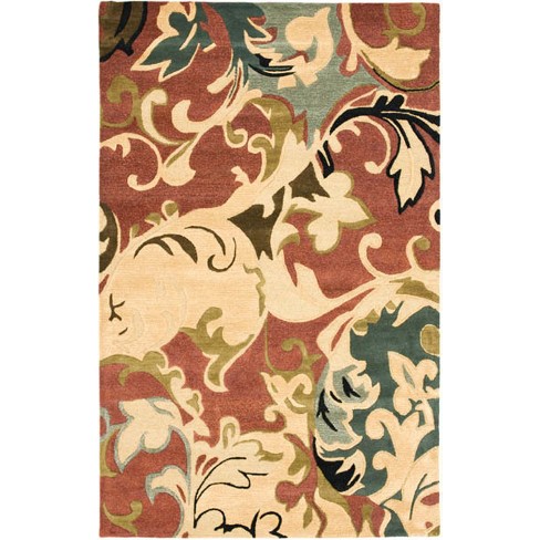 Soho Soh846 Hand Tufted Area Rug - Rust Multi - 7'6