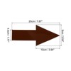 Unique Bargains PVC Waterproof Removable Adhesive Floor Marking Arrow Sticker Labels 20 Pcs - 2 of 4