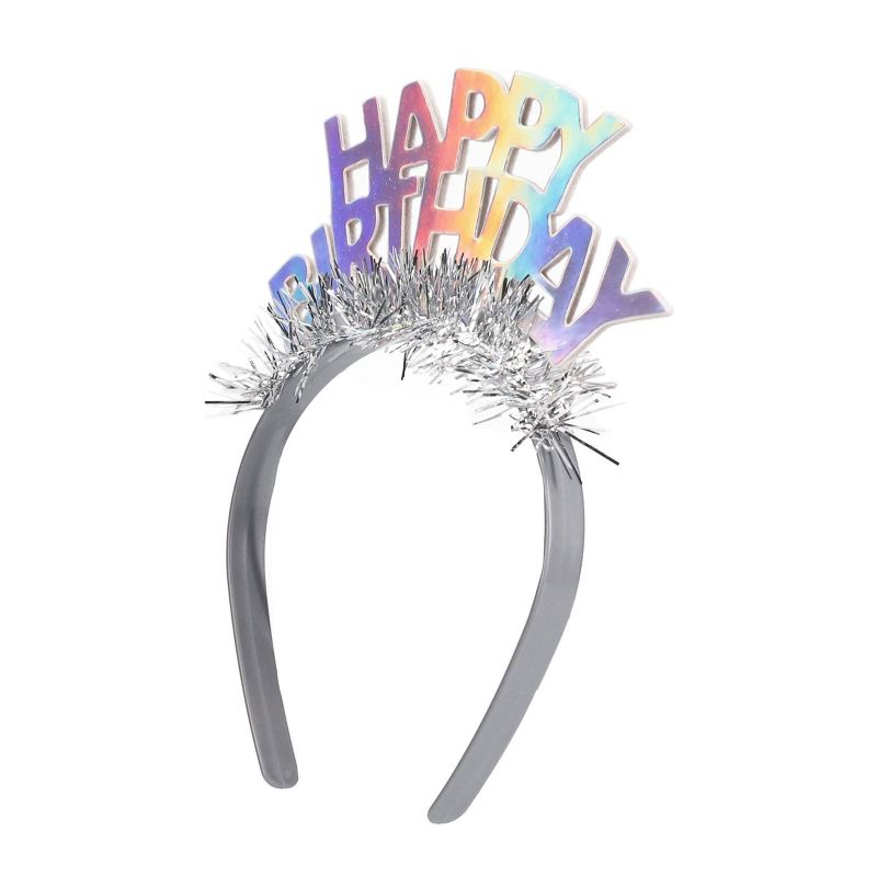 GOH Headband Party Tiara Light Silver - Spritz&#8482;, 4 of 11