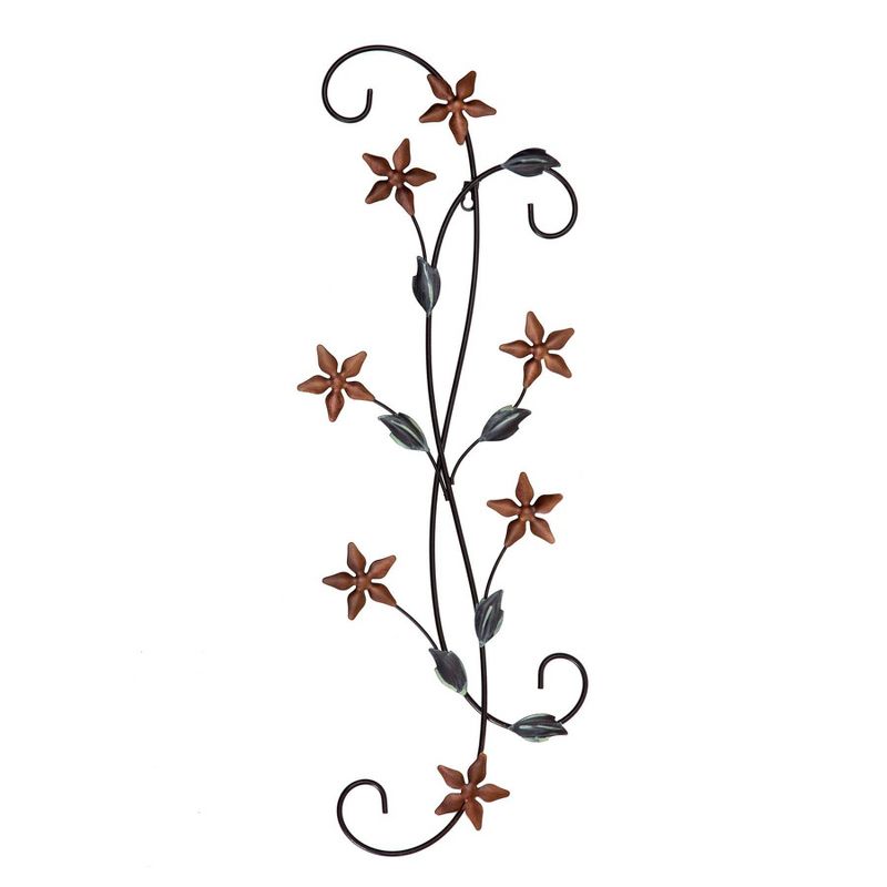 Brewster Chemilla Floral Metal Wall Art, 1 of 7