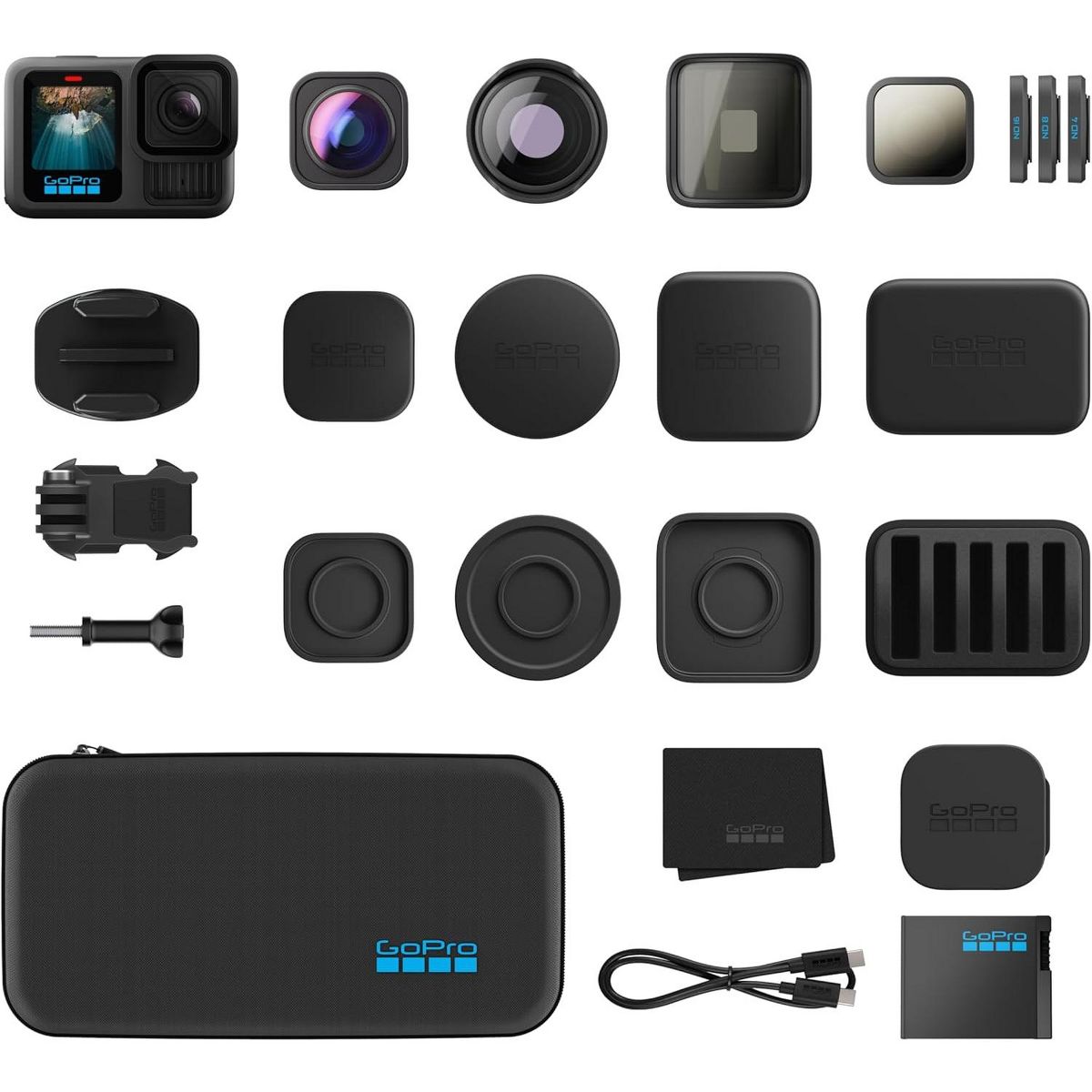 GoPro HERO13 Black - Waterproof Action Camera with 5.3K60 Video, 27MP Photo + Compatability with HB-Series Lenses - thumbnail 2