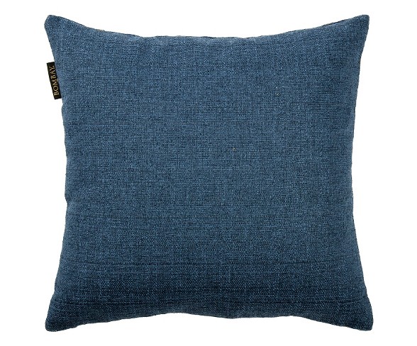 Blue Ikat Chevron Square Throw Pillow (18"x18") - Bombay&#174;