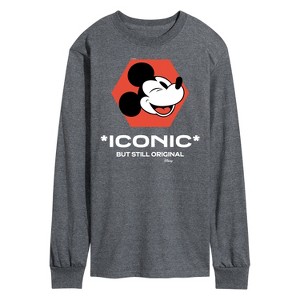 Men's - Disney - Iconic But Still Original Long Sleeve Graphic T-Shirt - 1 of 4